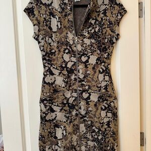 Missoni Black and Brown Patterned Mini Dress
